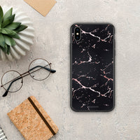 Thumbnail for Marble Black Rosegold - iPhone Xs Max θήκη