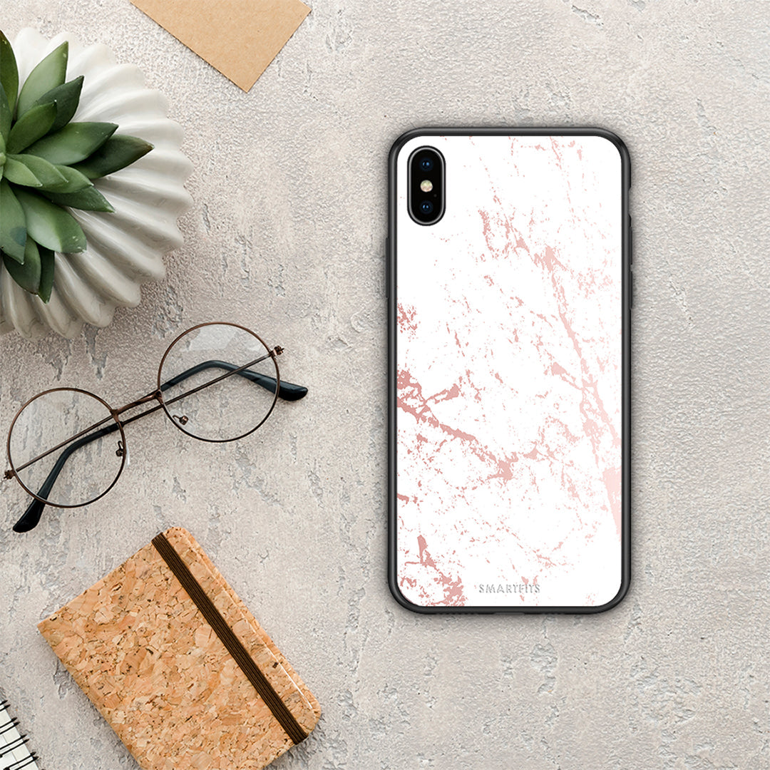 Marble Pink Splash - iPhone X / Xs θήκη