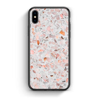 Thumbnail for iPhone X/Xs Marble Terrazzo θήκη από τη Smartfits με σχέδιο στο πίσω μέρος και μαύρο περίβλημα | Smartphone case with colorful back and black bezels by Smartfits