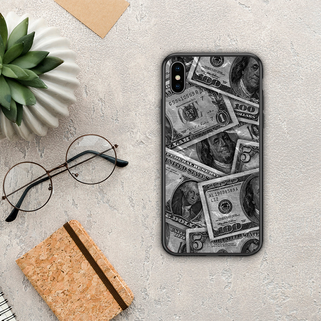 Money Dollars - iPhone X / Xs θήκη
