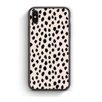 Thumbnail for iphone xs max New Polka Dots θήκη από τη Smartfits με σχέδιο στο πίσω μέρος και μαύρο περίβλημα | Smartphone case with colorful back and black bezels by Smartfits