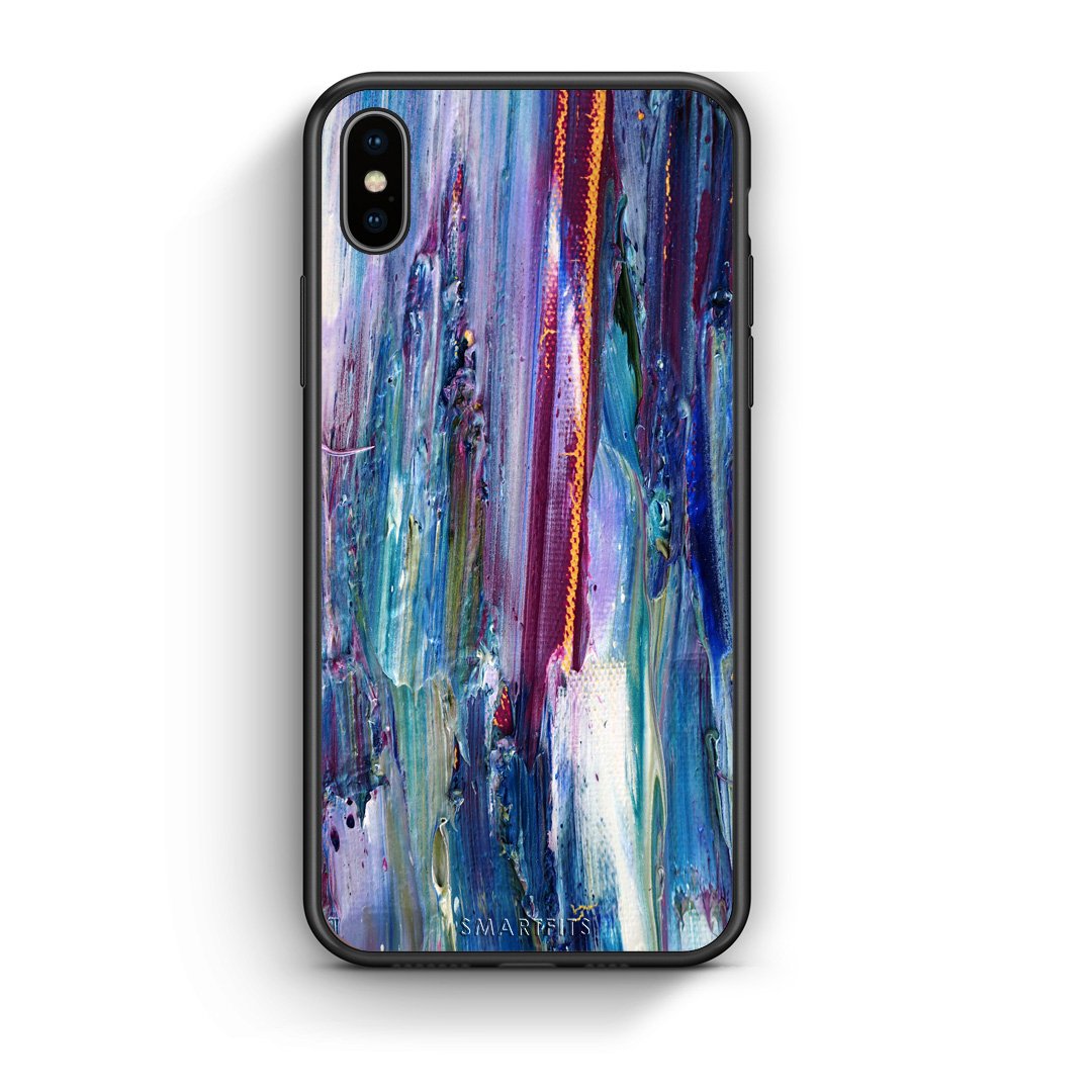 99 - iPhone X/Xs Paint Winter case, cover, bumper