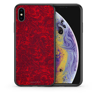 Thumbnail for Θήκη iPhone Xs Max Paisley Cashmere από τη Smartfits με σχέδιο στο πίσω μέρος και μαύρο περίβλημα | iPhone Xs Max Paisley Cashmere case with colorful back and black bezels