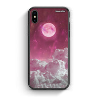 Thumbnail for iphone xs max Pink Moon Θήκη από τη Smartfits με σχέδιο στο πίσω μέρος και μαύρο περίβλημα | Smartphone case with colorful back and black bezels by Smartfits
