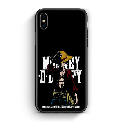 iphone xs max Pirate King θήκη από τη Smartfits με σχέδιο στο πίσω μέρος και μαύρο περίβλημα | Smartphone case with colorful back and black bezels by Smartfits