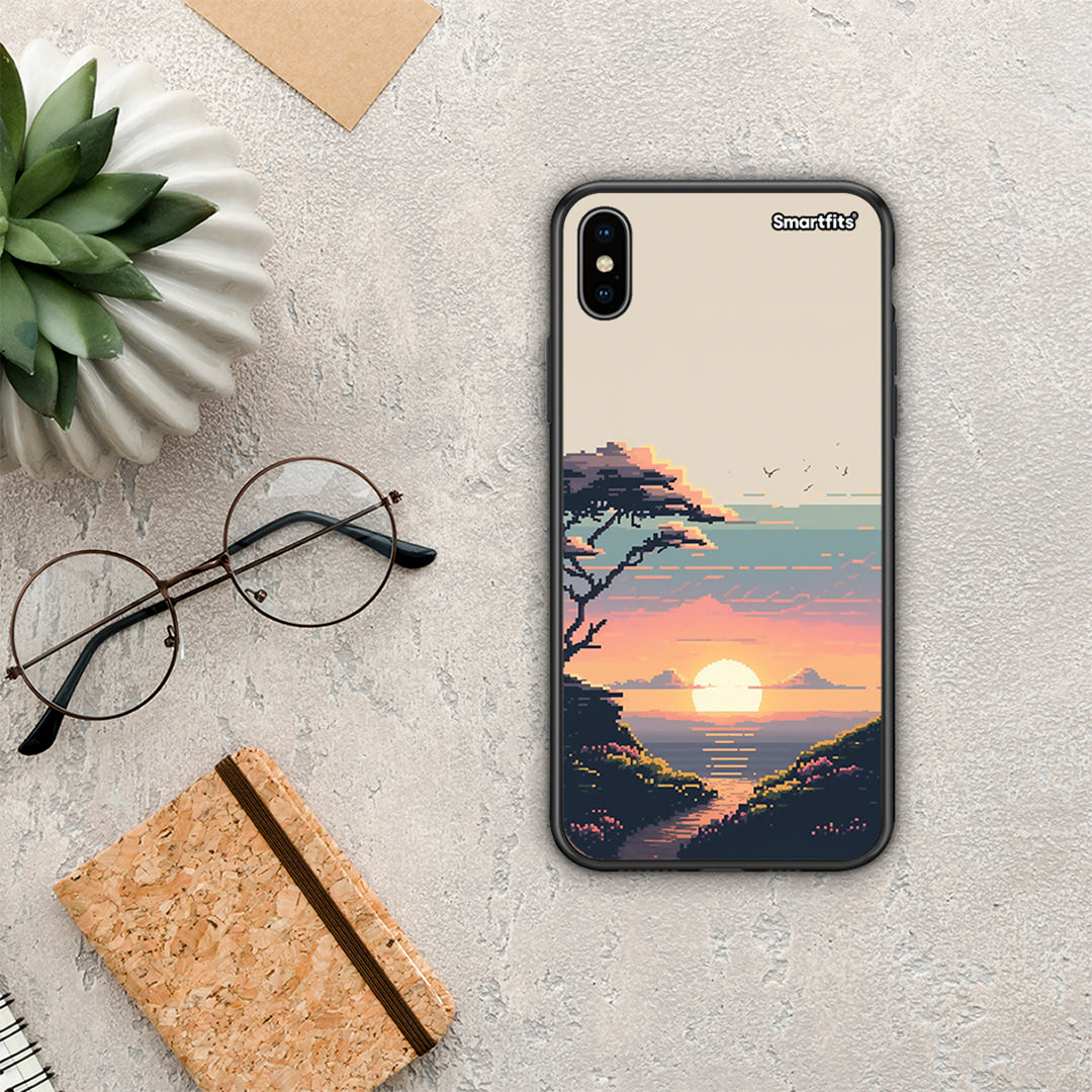 Pixel Sunset - iPhone Xs Max θήκη