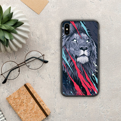 PopArt Lion Designer - iPhone X / Xs θήκη