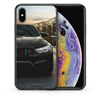 Thumbnail for Θήκη iPhone X/Xs M3 Racing από τη Smartfits με σχέδιο στο πίσω μέρος και μαύρο περίβλημα | iPhone X/Xs M3 Racing case with colorful back and black bezels