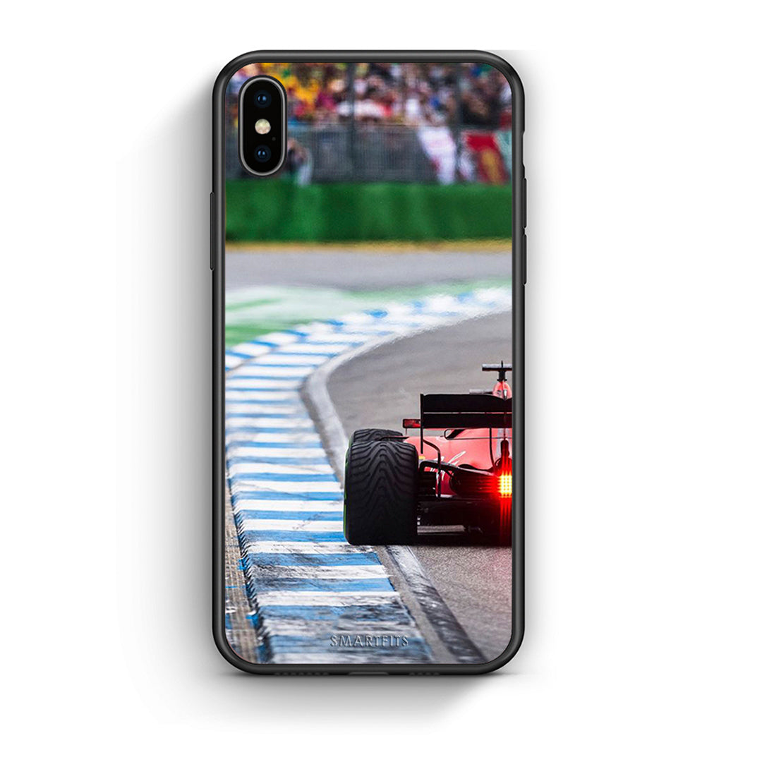 iphone xs max Racing Vibes θήκη από τη Smartfits με σχέδιο στο πίσω μέρος και μαύρο περίβλημα | Smartphone case with colorful back and black bezels by Smartfits