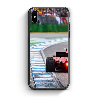 iPhone X/Xs Racing Vibes θήκη από τη Smartfits με σχέδιο στο πίσω μέρος και μαύρο περίβλημα | Smartphone case with colorful back and black bezels by Smartfits