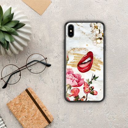 Red Lips - iPhone X / Xs θήκη