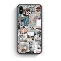 Thumbnail for iphone xs max Retro Beach Life Θήκη από τη Smartfits με σχέδιο στο πίσω μέρος και μαύρο περίβλημα | Smartphone case with colorful back and black bezels by Smartfits