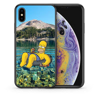 Thumbnail for Θήκη iPhone X / Xs Summer Happiness από τη Smartfits με σχέδιο στο πίσω μέρος και μαύρο περίβλημα | iPhone X / Xs Summer Happiness case with colorful back and black bezels