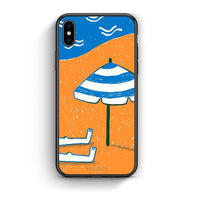 Thumbnail for iPhone X / Xs Summering Θήκη από τη Smartfits με σχέδιο στο πίσω μέρος και μαύρο περίβλημα | Smartphone case with colorful back and black bezels by Smartfits