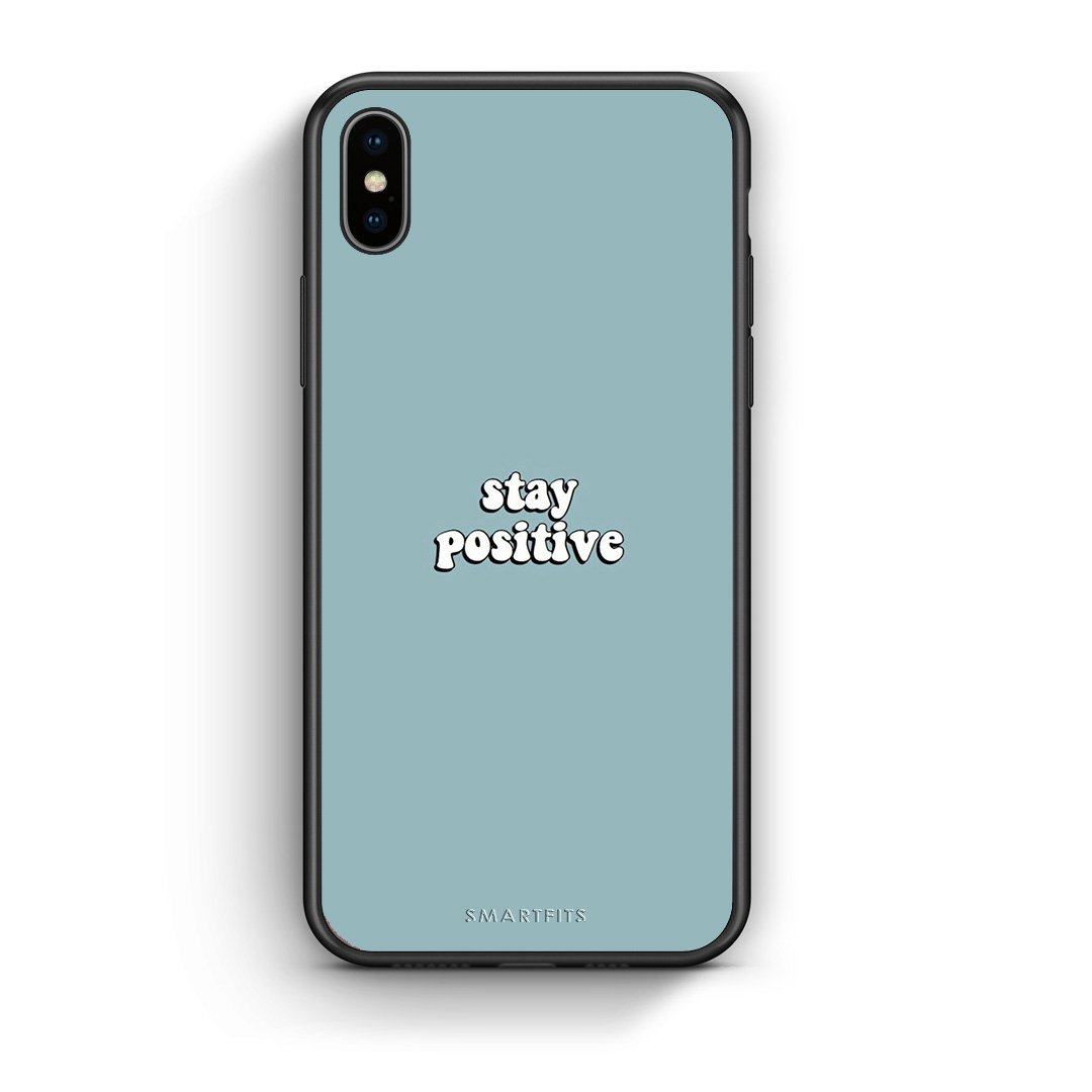 4 - iPhone X/Xs Positive Text case, cover, bumper