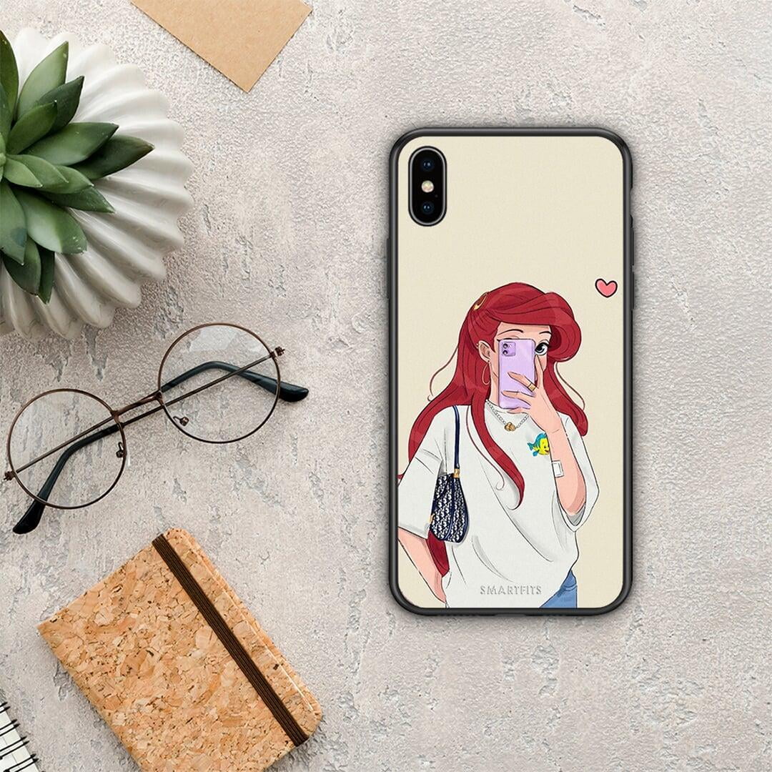 Walking Mermaid - iPhone X / Xs θήκη