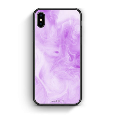 99 - iphone xs max Watercolor Lavender case, cover, bumper