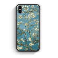 Thumbnail for iPhone X/Xs White Blossoms θήκη από τη Smartfits με σχέδιο στο πίσω μέρος και μαύρο περίβλημα | Smartphone case with colorful back and black bezels by Smartfits