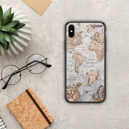 World Map - iPhone Xs Max θήκη