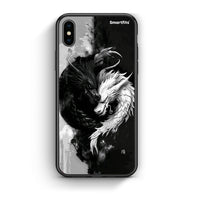 Thumbnail for iPhone X / Xs Yin Yang Θήκη από τη Smartfits με σχέδιο στο πίσω μέρος και μαύρο περίβλημα | Smartphone case with colorful back and black bezels by Smartfits