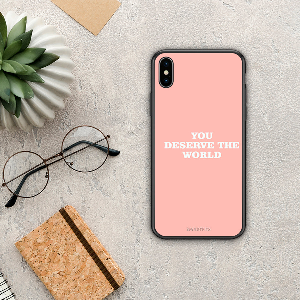 You Deserve The World - iPhone X / Xs θήκη