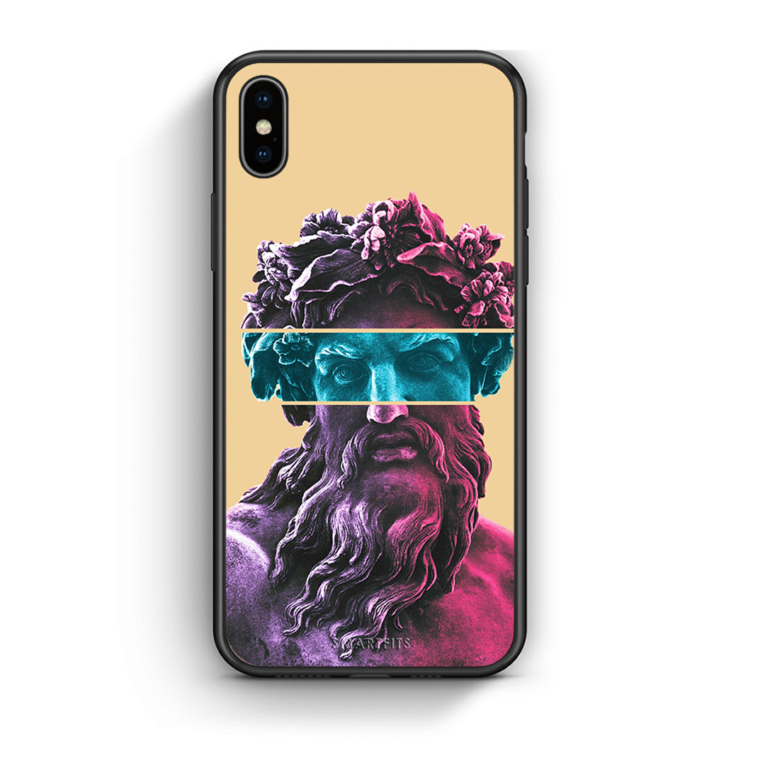 iphone xs max Zeus Art Θήκη Αγίου Βαλεντίνου από τη Smartfits με σχέδιο στο πίσω μέρος και μαύρο περίβλημα | Smartphone case with colorful back and black bezels by Smartfits
